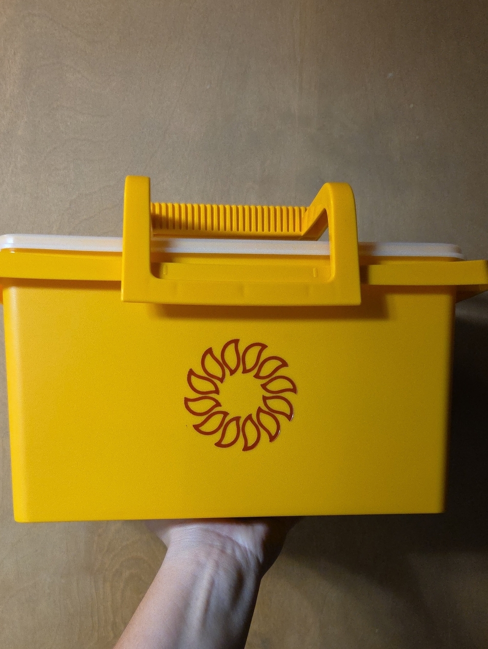 Vintage Tupperware Picnic Box With Removeable Handle, 2 Pie & Sandwich Container